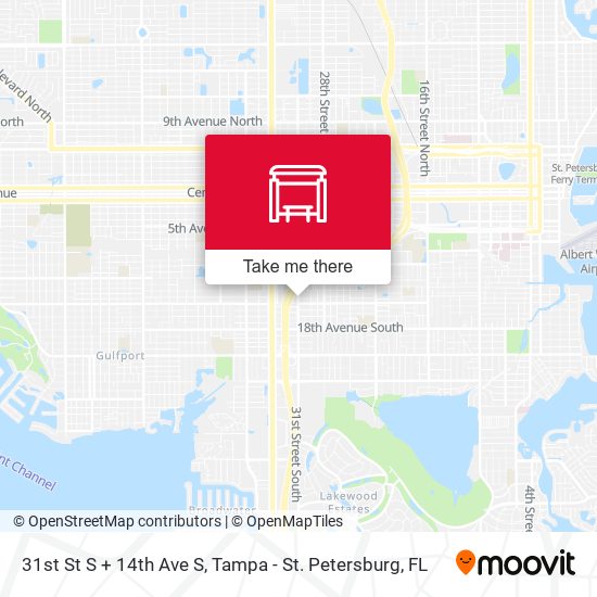 Mapa de 31st St S + 14th Ave S