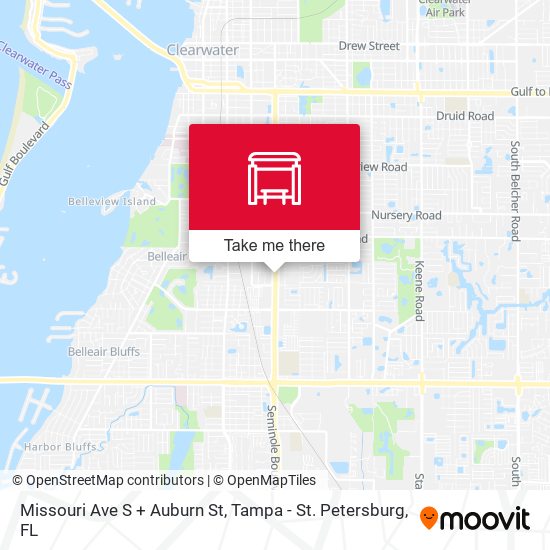 Mapa de Missouri Ave S + Auburn St