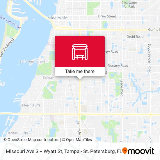 Missouri Ave S + Wyatt St map