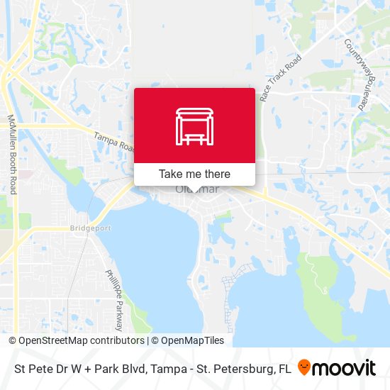 St Pete Dr W + Park Blvd map