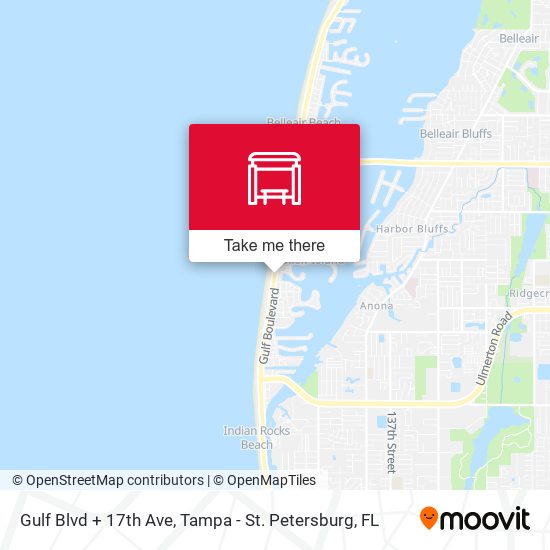 Mapa de Gulf Blvd + 17th Ave