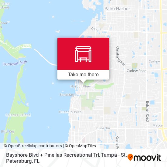 Bayshore Blvd + Pinellas Recreational Trl map
