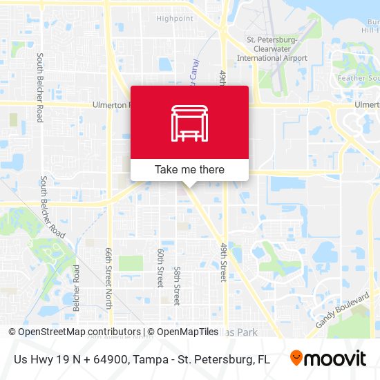 Mapa de Us Hwy 19 N + 64900