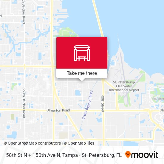Mapa de 58th St N + 150th Ave N