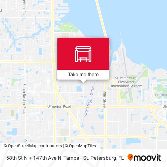 Mapa de 58th St N + 147th Ave N