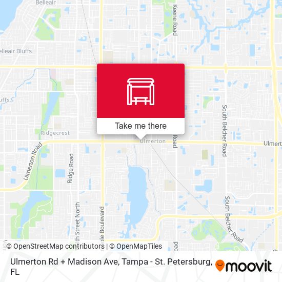 Mapa de Ulmerton Rd + Madison Ave