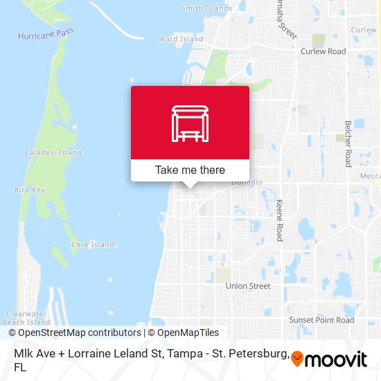 Mapa de Mlk Ave + Lorraine Leland St