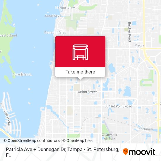 Patricia Ave + Dunnegan Dr map
