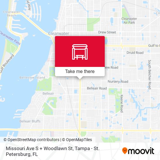 Mapa de Missouri Ave S + Woodlawn St