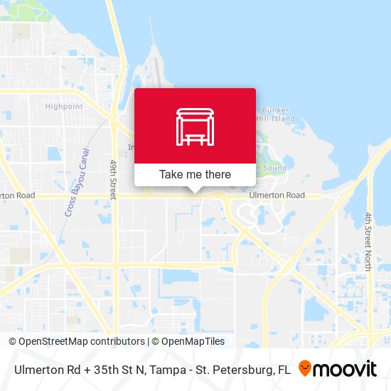 Ulmerton Rd + 35th St N map