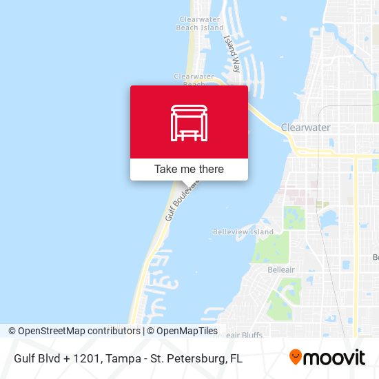 Gulf Blvd + 1201 map