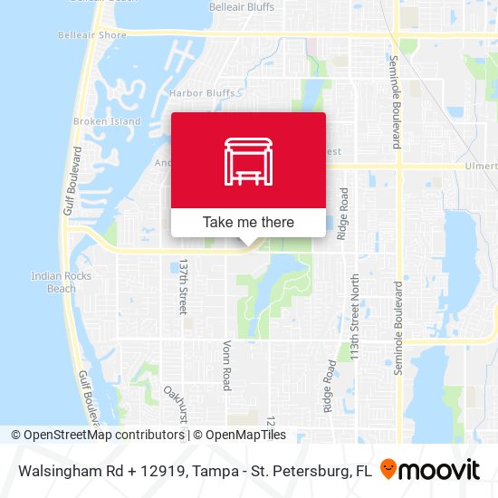 Mapa de Walsingham Rd + 12919