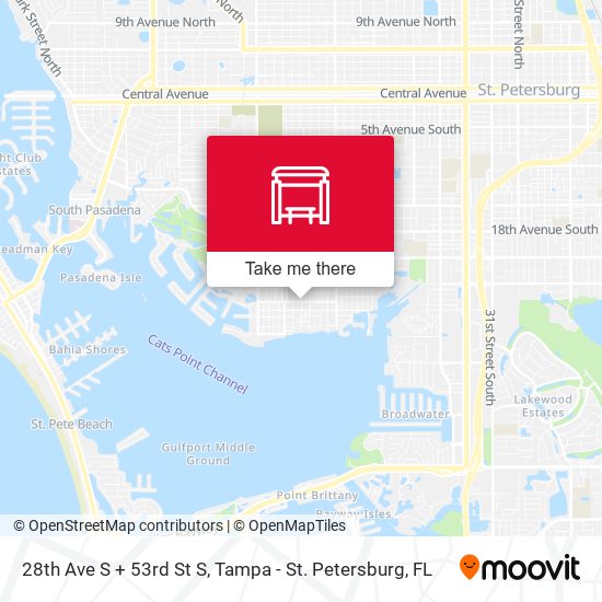 Mapa de 28th Ave S + 53rd St S