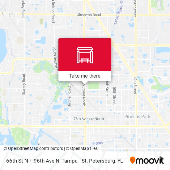 66th St N + 96th Ave N map