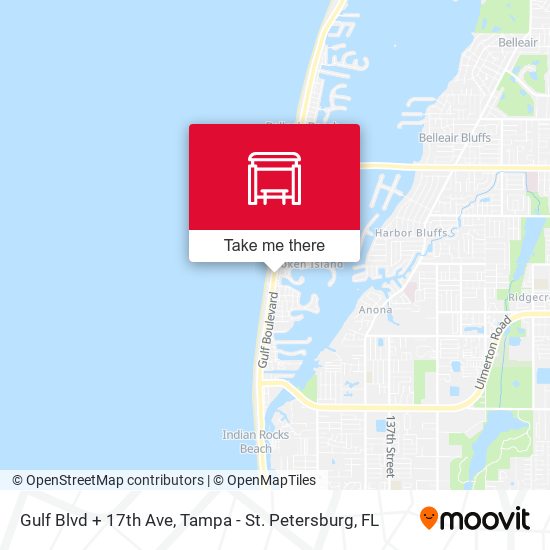 Mapa de Gulf Blvd + 17th Ave