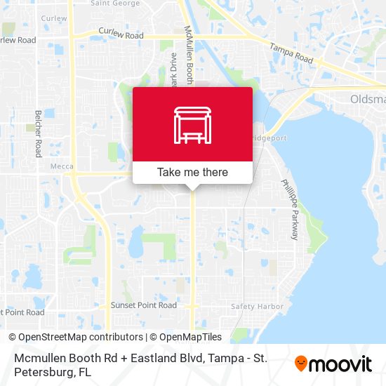 Mapa de Mcmullen Booth Rd + Eastland Blvd