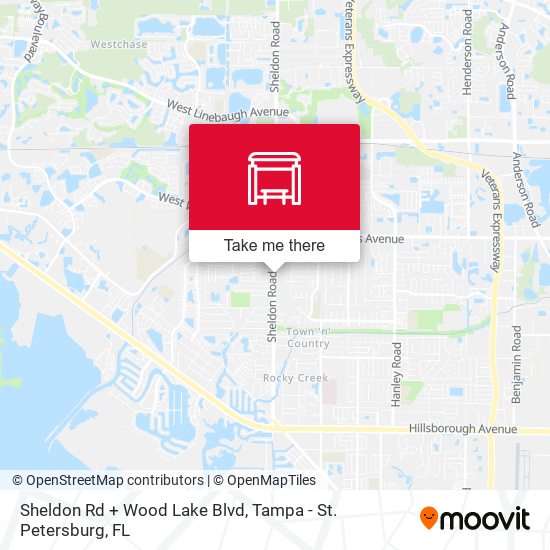 Sheldon Rd + Wood Lake Blvd map