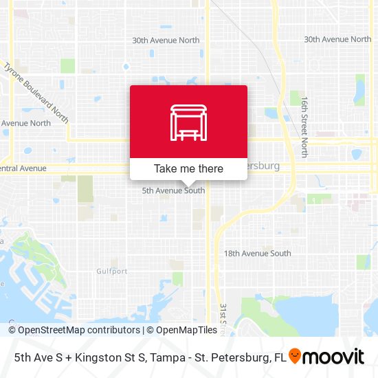 5th Ave S + Kingston St S map