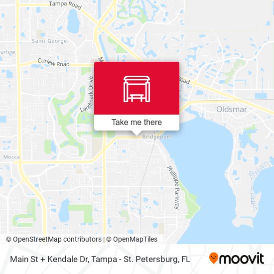 Main St + Kendale Dr map