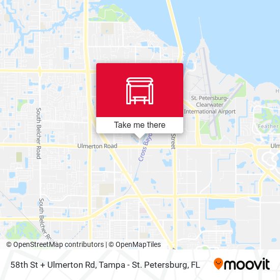 58th St + Ulmerton Rd map