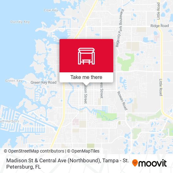 Mapa de Madison St & Central Ave (Northbound)