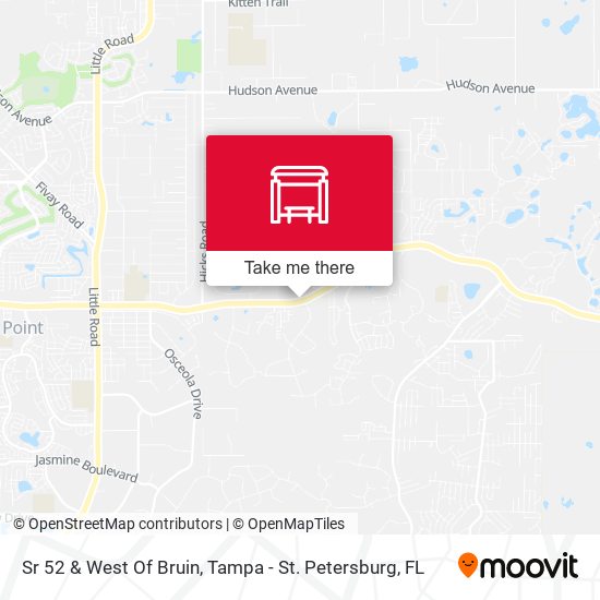Sr 52 & West Of Bruin map