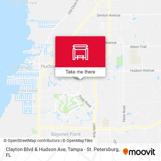 Mapa de Clayton Blvd & Hudson Ave