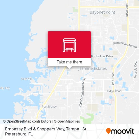 Mapa de Embassy Blvd & Shoppers Way