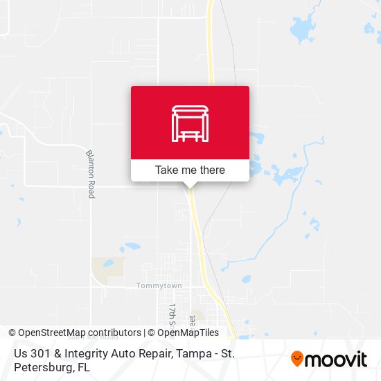 Us 301 & Integrity Auto Repair map