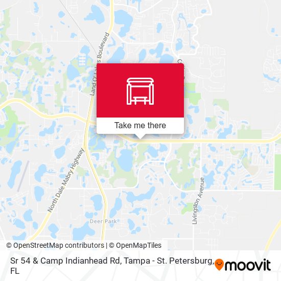 Sr 54 & Camp Indianhead Rd map