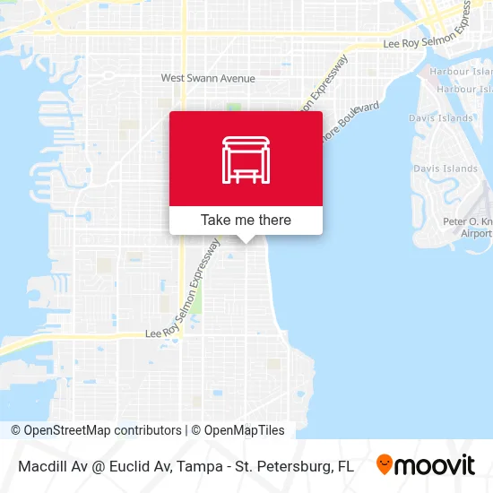 Macdill Av @ Euclid Av map