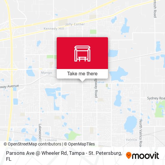 Parsons Ave @ Wheeler Rd map