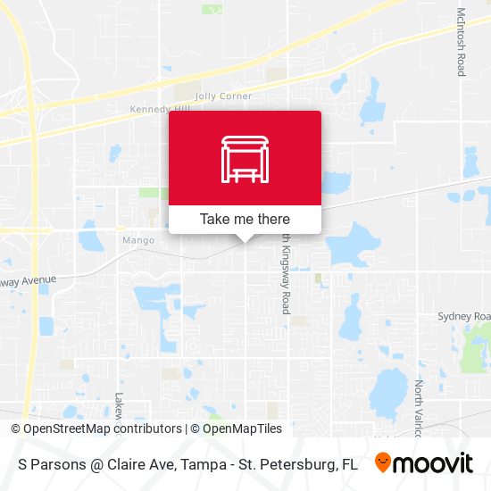 Mapa de S Parsons @ Claire Ave