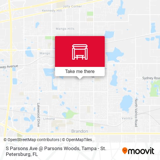 S Parsons Ave @ Parsons Woods map