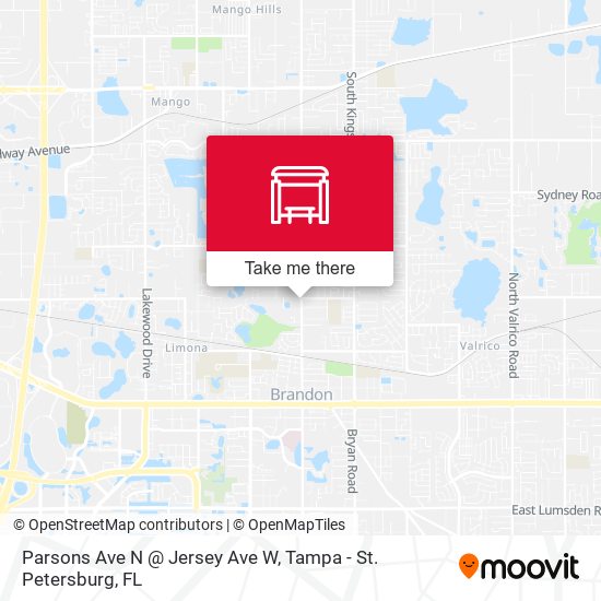 Parsons Ave N @ Jersey Ave W map