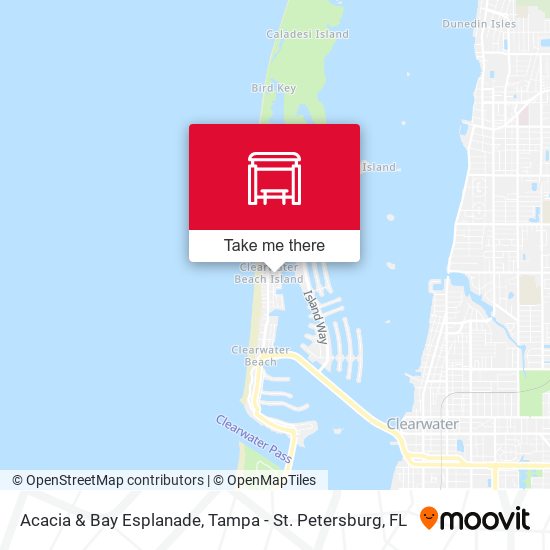 Acacia & Bay Esplanade map