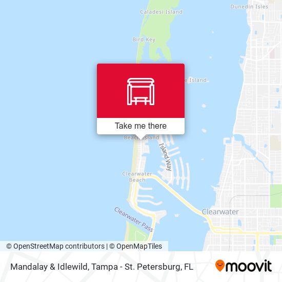 Mandalay & Idlewild map
