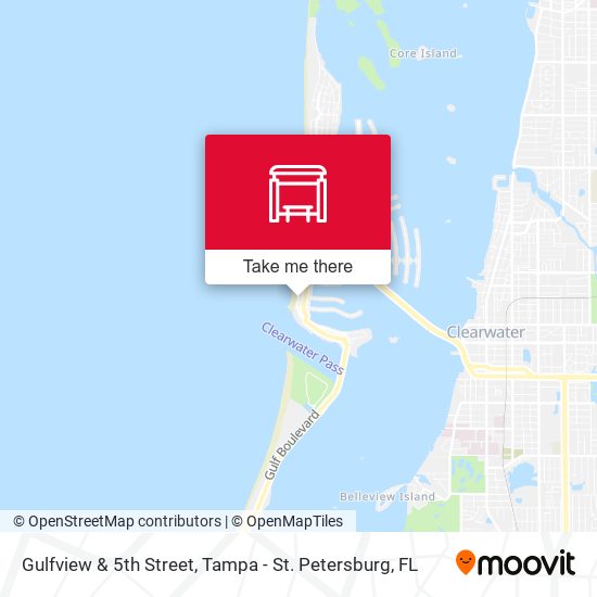 Gulfview & 5th Street map