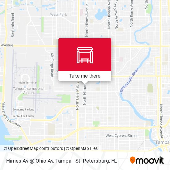 Himes Av @ Ohio Av map