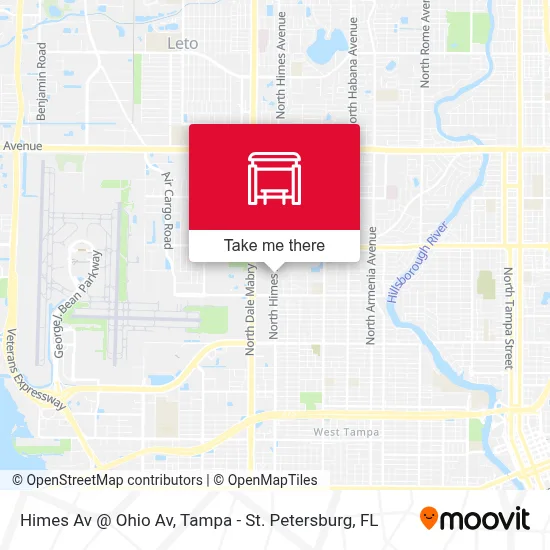 Himes Av @ Ohio Av map