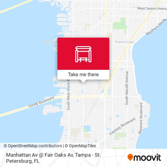 Mapa de Manhattan Av @ Fair Oaks Av