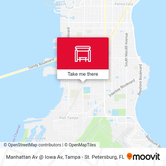 Manhattan Av @ Iowa Av map