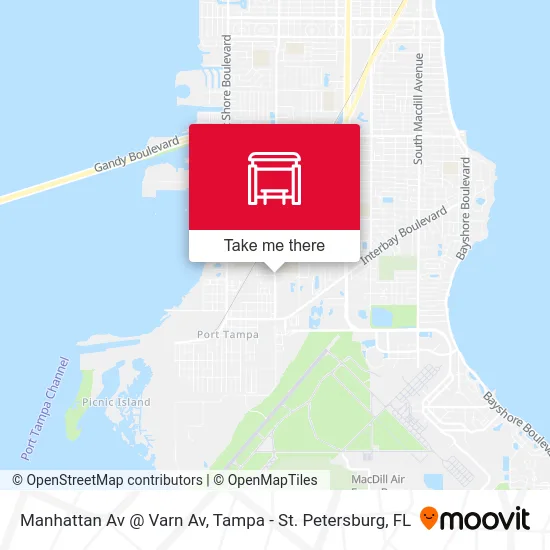 Manhattan Av @ Varn Av map