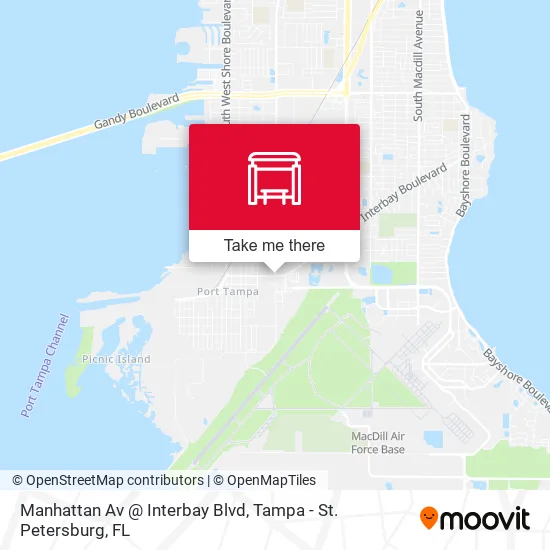 Mapa de Manhattan Av @ Interbay Blvd