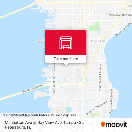 Manhattan Ave @ Bay View Ave map