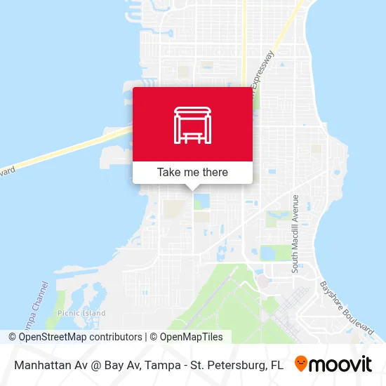Manhattan Av @ Bay Av map