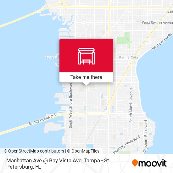 Manhattan Ave @ Bay Vista Ave map