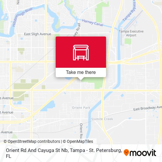 Orient Rd And Cayuga St Nb map