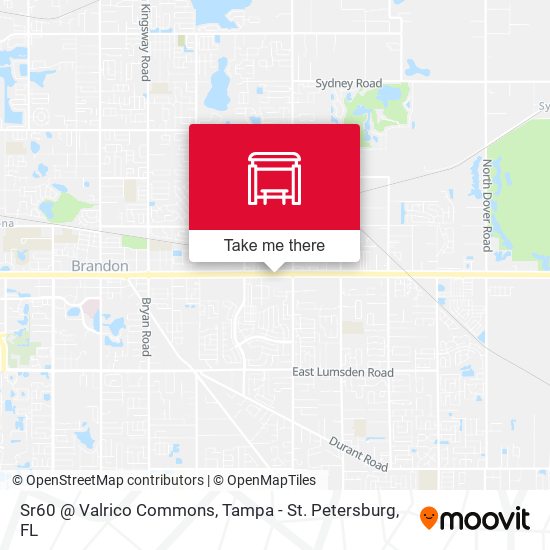 Mapa de Sr60 @ Valrico Commons