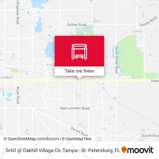 Sr60 @ Oakhill Village Cir map